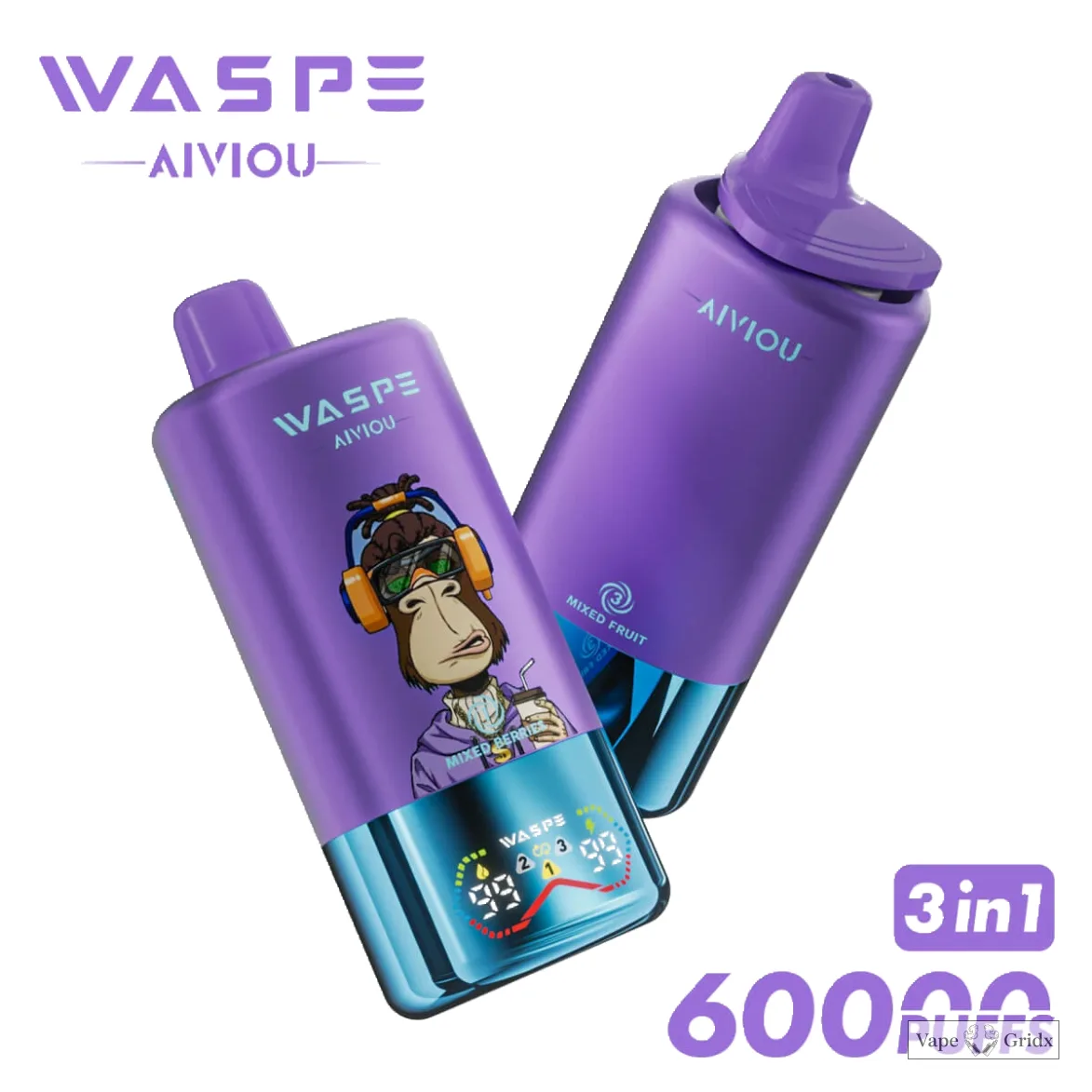 WASPE Bar 60000 60K Trekjes LED Display Wegwerp Vape - image 15