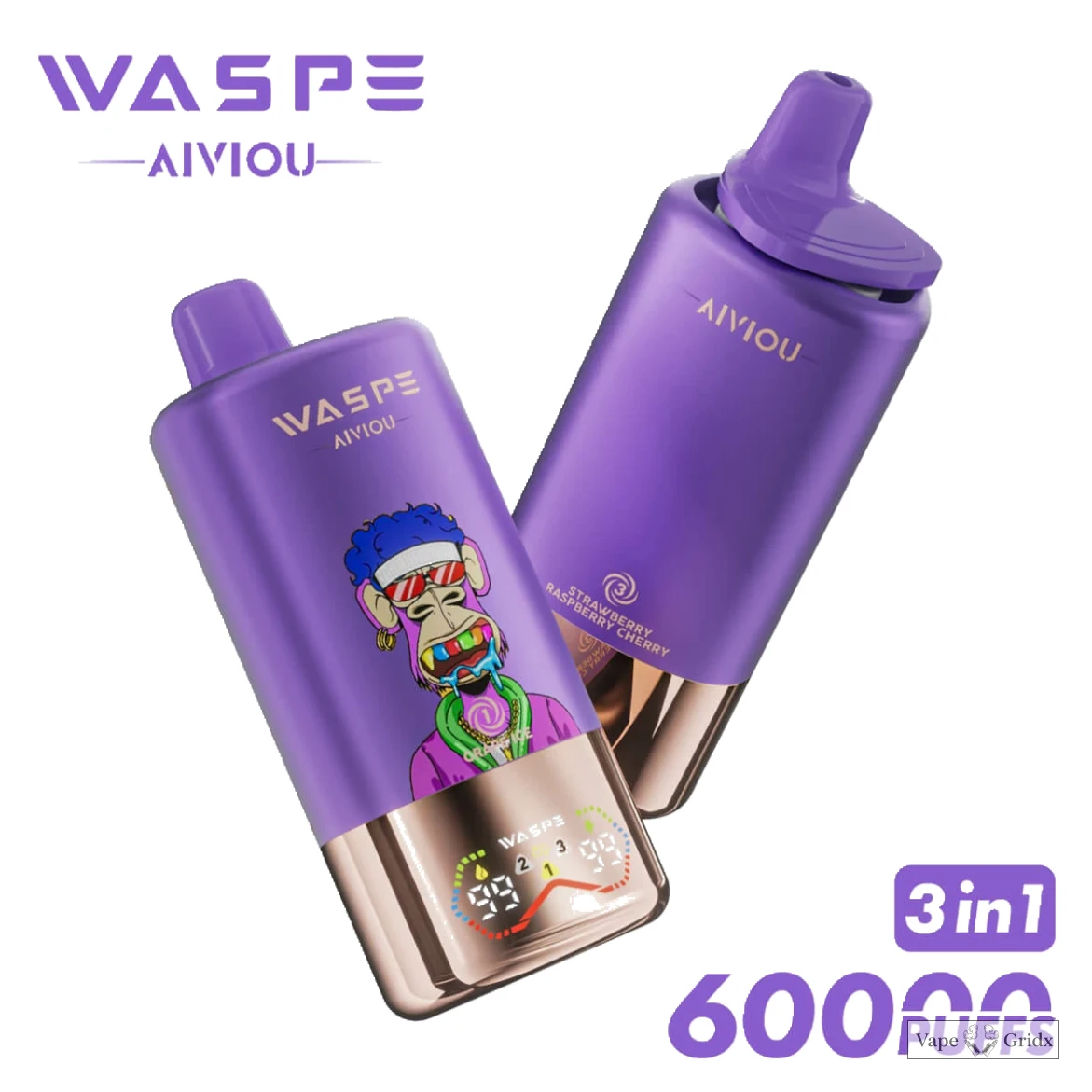 WASPE Bar 60000 60K Trekjes LED Display Wegwerp Vape - image 16