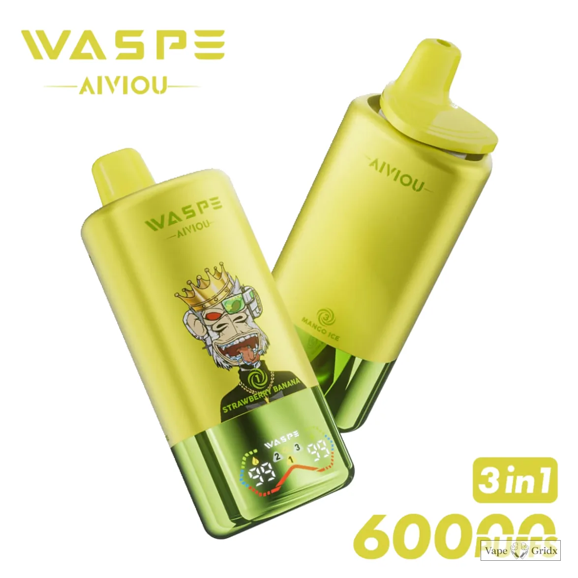 WASPE Bar 60000 60K Trekjes LED Display Wegwerp Vape - image 18