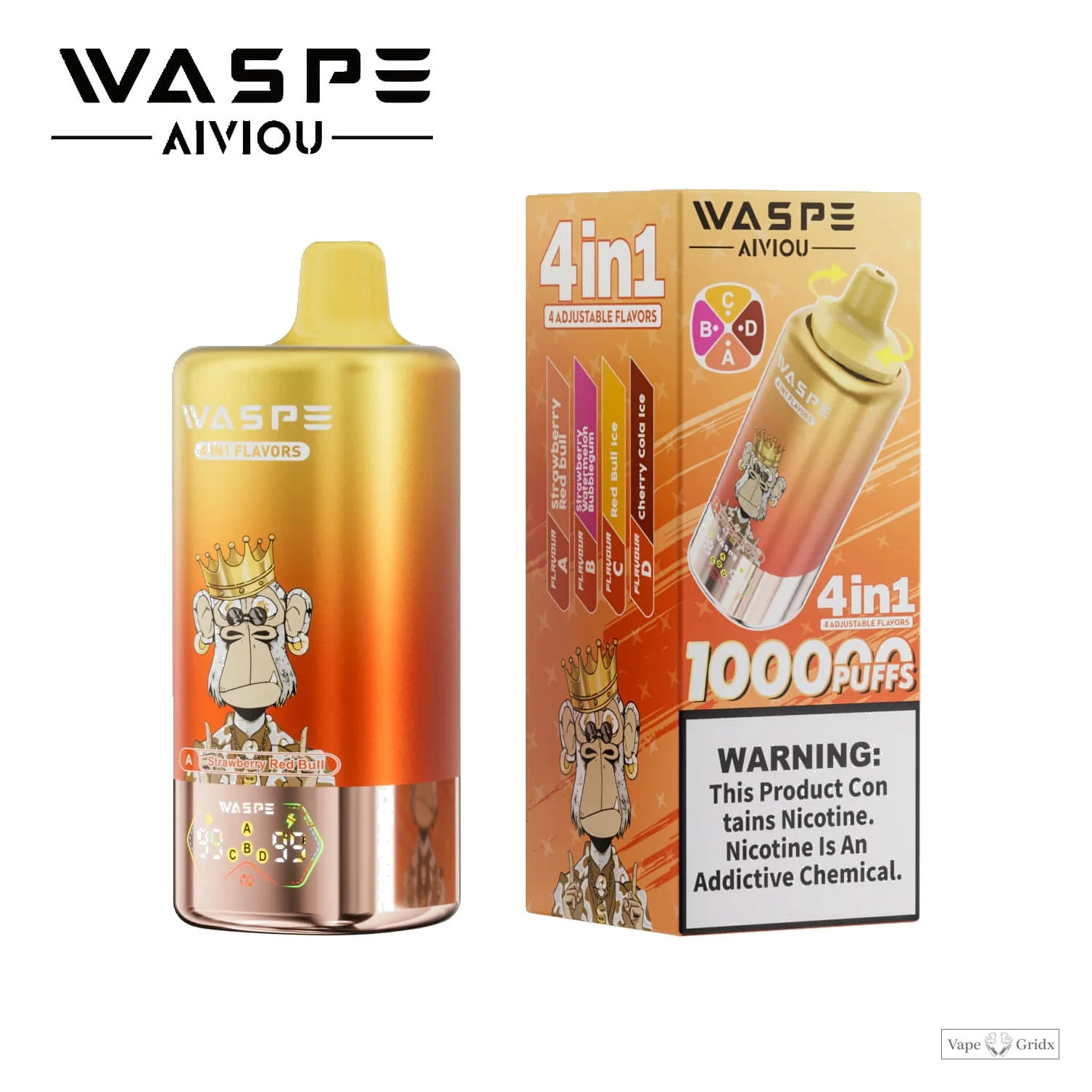 WASPE 4-in-1 100000 100K Trekjes Wegwerp Vape - image 10