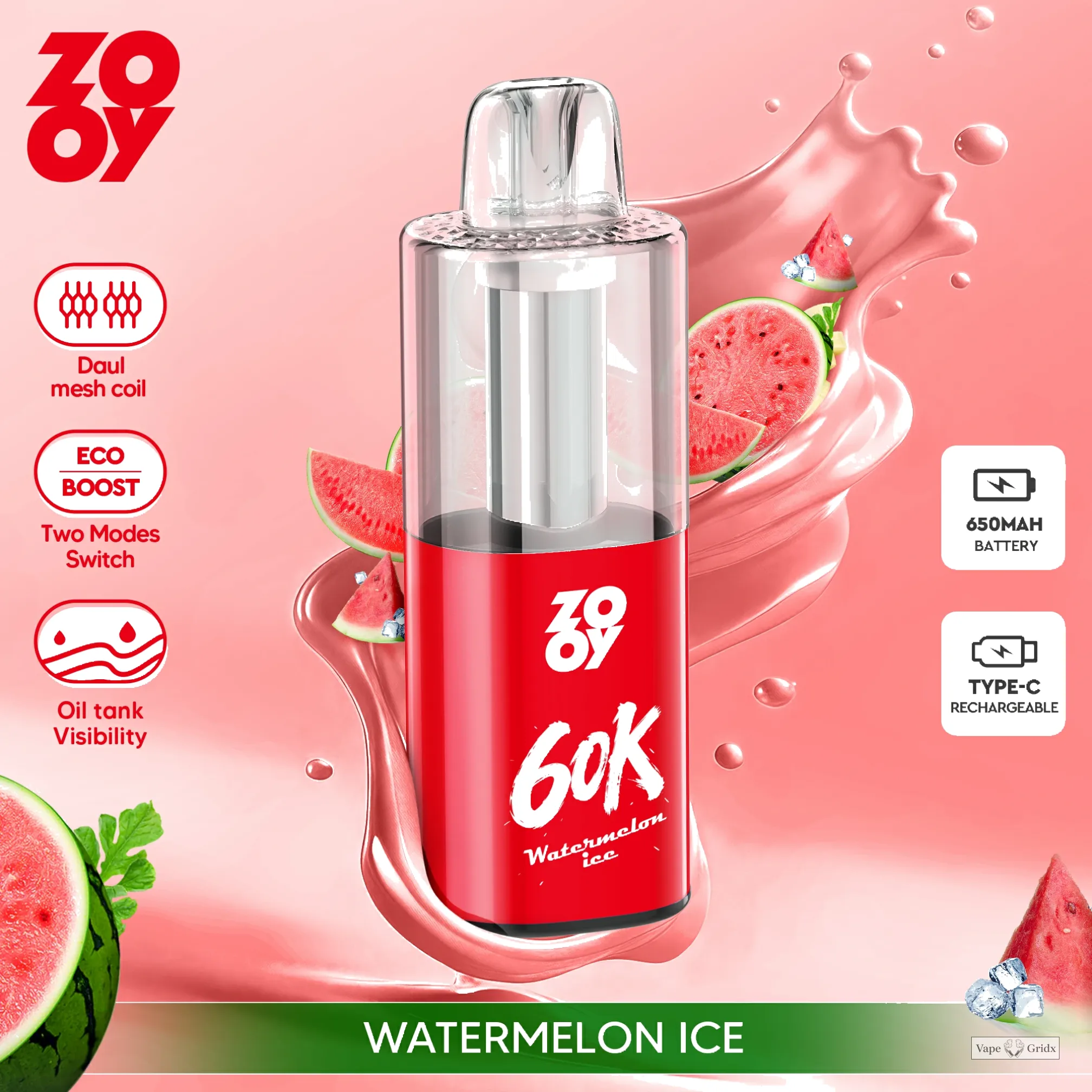 ZOOY Fizz 60000 60K Trekjes Dual Mode Wegwerp Vape - image 10