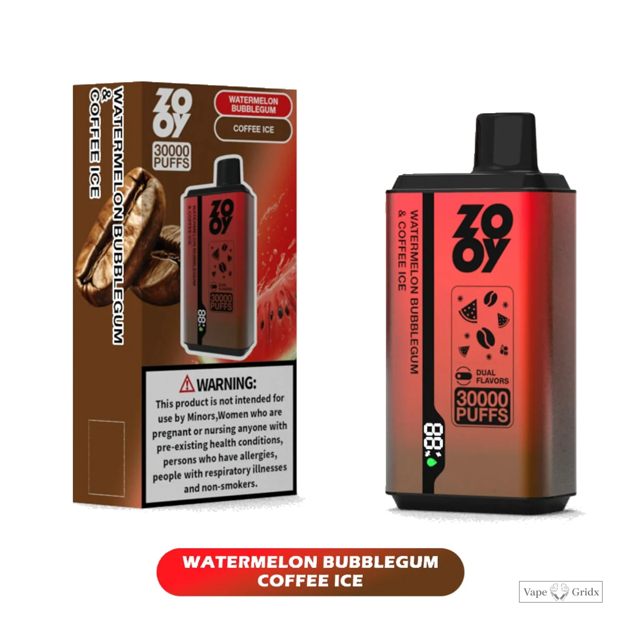 ZOOY Twins 30000 30K Trekjes Dual smaak Wegwerp Vape - image 2