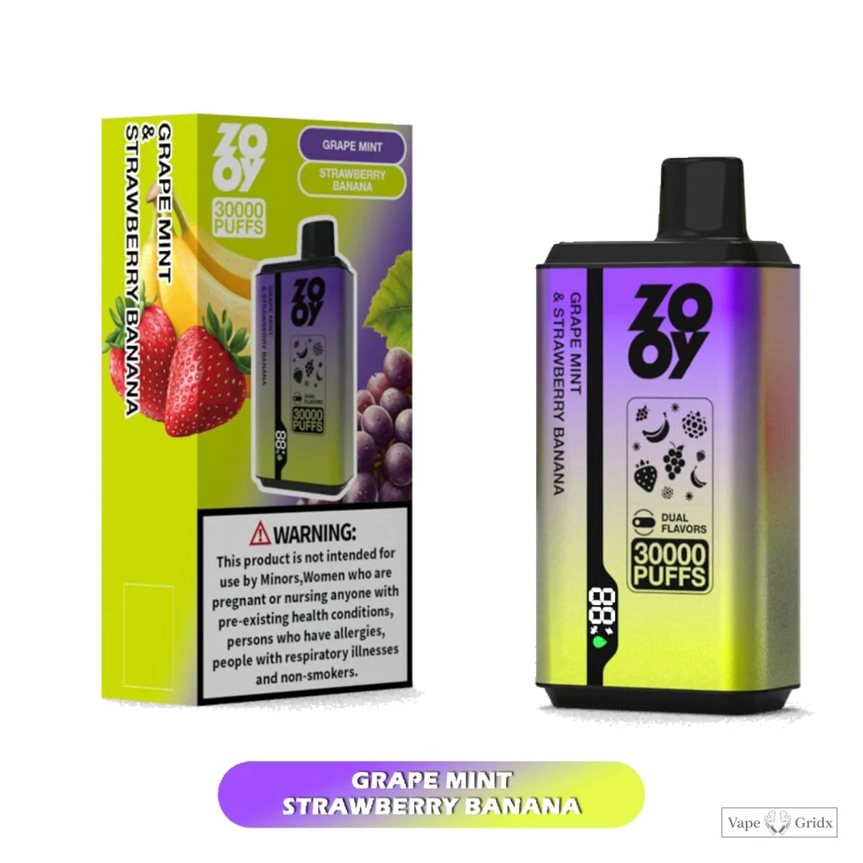 ZOOY Twins 30000 30K Trekjes Dual smaak Wegwerp Vape - image 5
