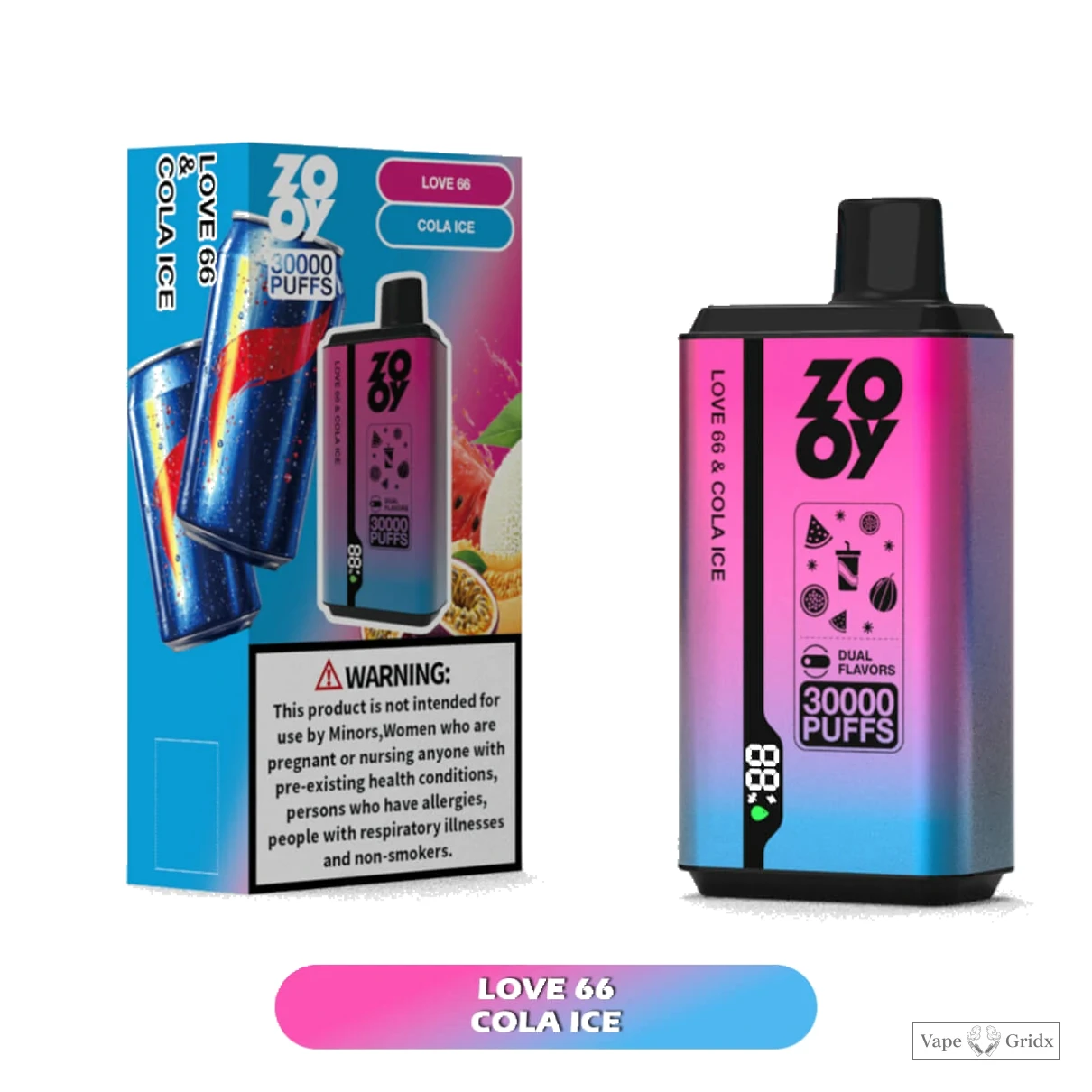 ZOOY Twins 30000 30K Trekjes Dual smaak Wegwerp Vape - image 7